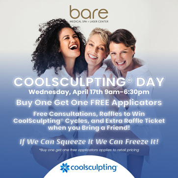 Coolsculpting day Banner at Bare Medical Spa