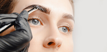 Eyebrow and eyelash tinting at Bare Medical Spa and Laser Center